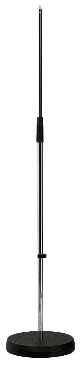 K&M 260-CHROME — Microphone Stand w/Round Base - 5/8 Thread - H:870-1565mm — product view