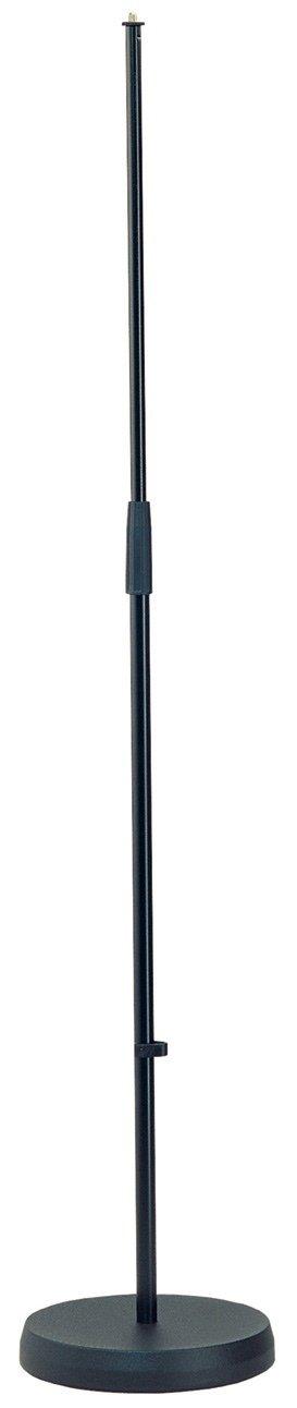 K&M 260-BLACK — Microphone Stand w/Round Base - 5/8 Thread - H:870-1565mm — product view