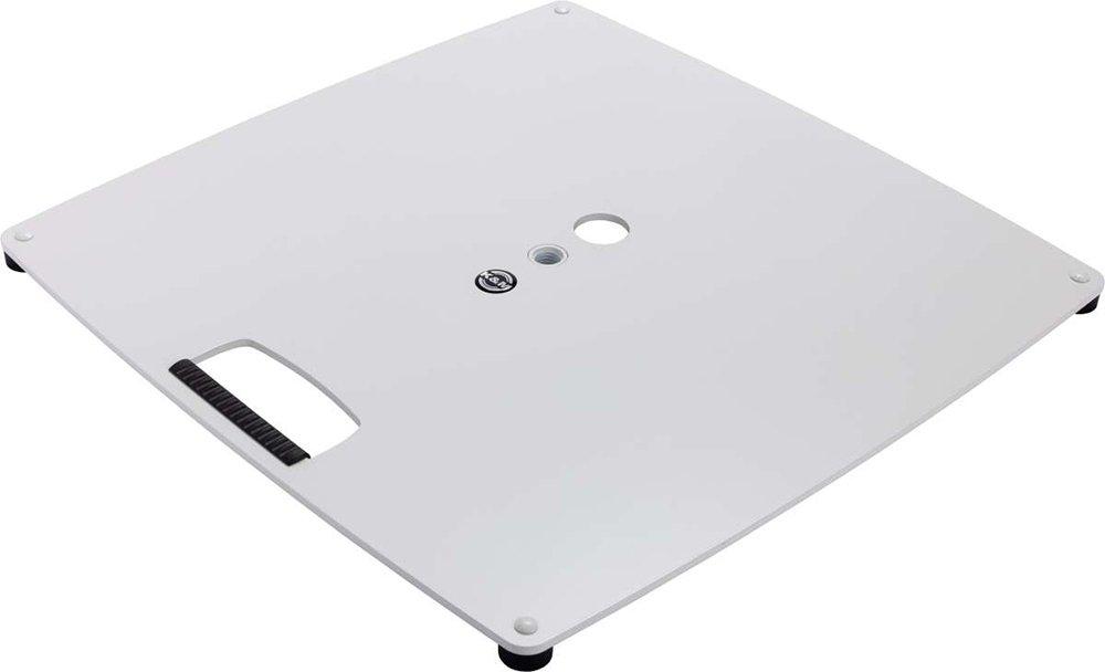 K&M 26715-WHITE — Square L Plate for Distance Rod - M20 Thread - 550 x 550mm — product view
