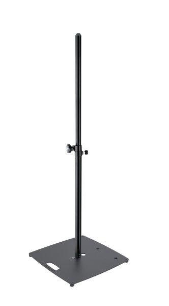 K&M 26727-BLACK — Pro Speaker Stand with Flat Base - H:1110-1810mm - Black — product view
