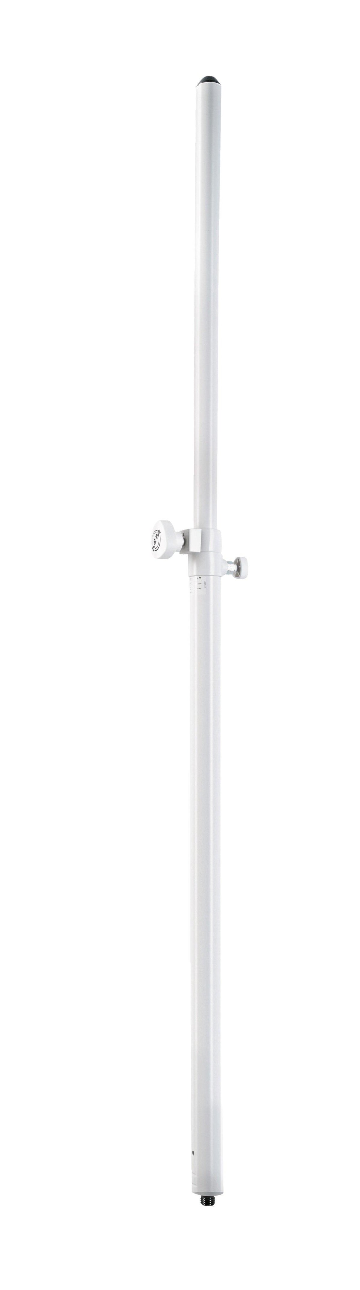 K&M 26736-WHITE — Distance Rod for Satellite Speaker - M20 - H1090-1790mm — product view