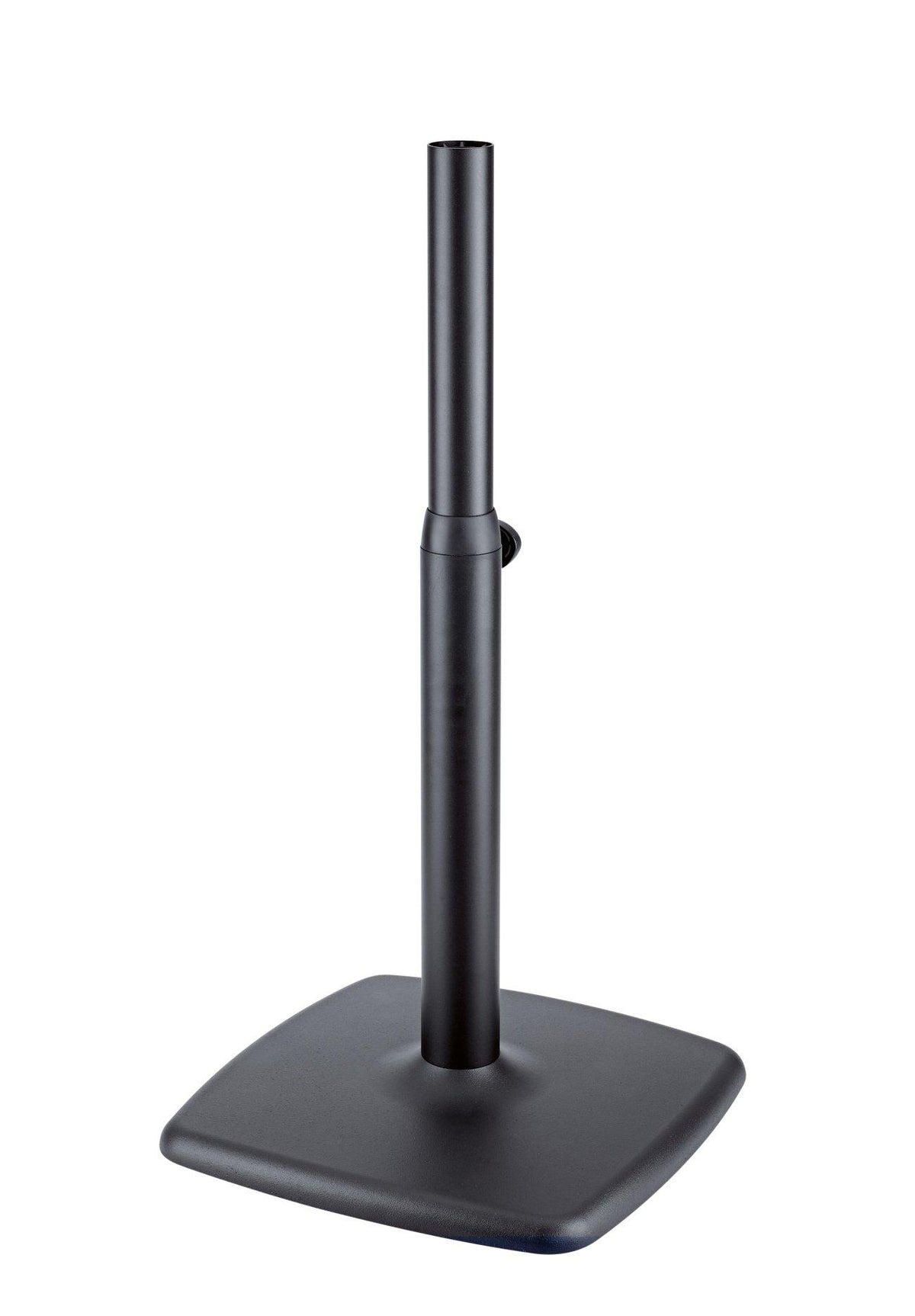 K&M 26791-BLACK — Monitor Stand with Cast Base - H:644-1044mm - 70kg Rated — product view
