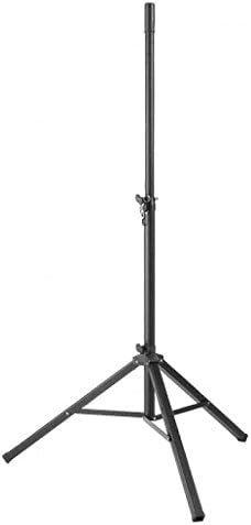 K&M 37157-BLACK — Aluminum Speaker Tripod - H:1270-1950mm - 35kg Rated — product view