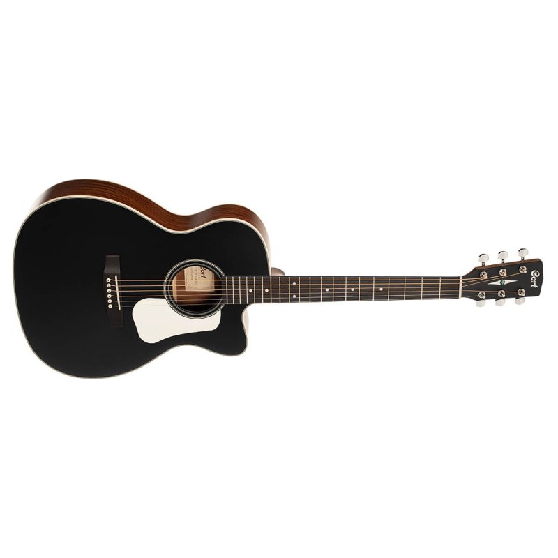 Cort - Luce Series OM body Acoustic Guitar, Black Satin