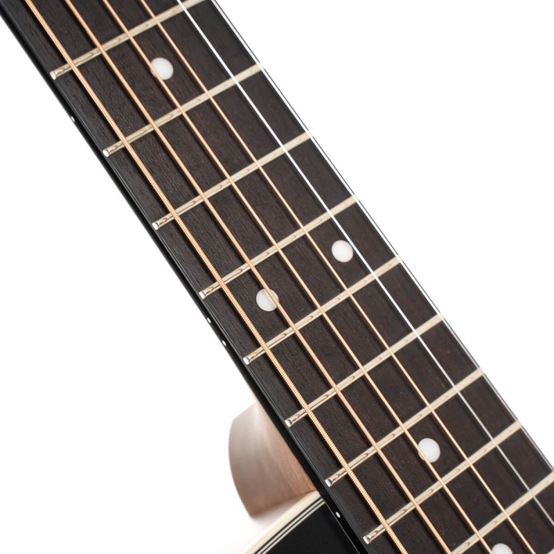 Cort - Luce Series OM body Acoustic Guitar, Black Satin