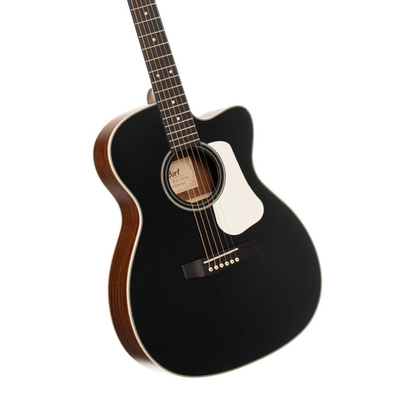 Cort - Luce Series OM body Acoustic Guitar, Black Satin
