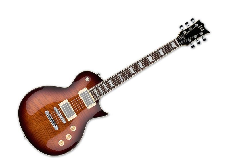 LTD - Electric Guitar Dark Brown Sunburst