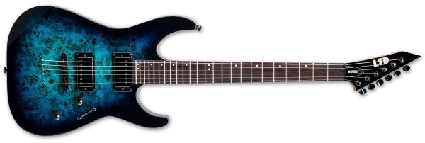 LTD M-200DX Electric Guitar, Blue Burst