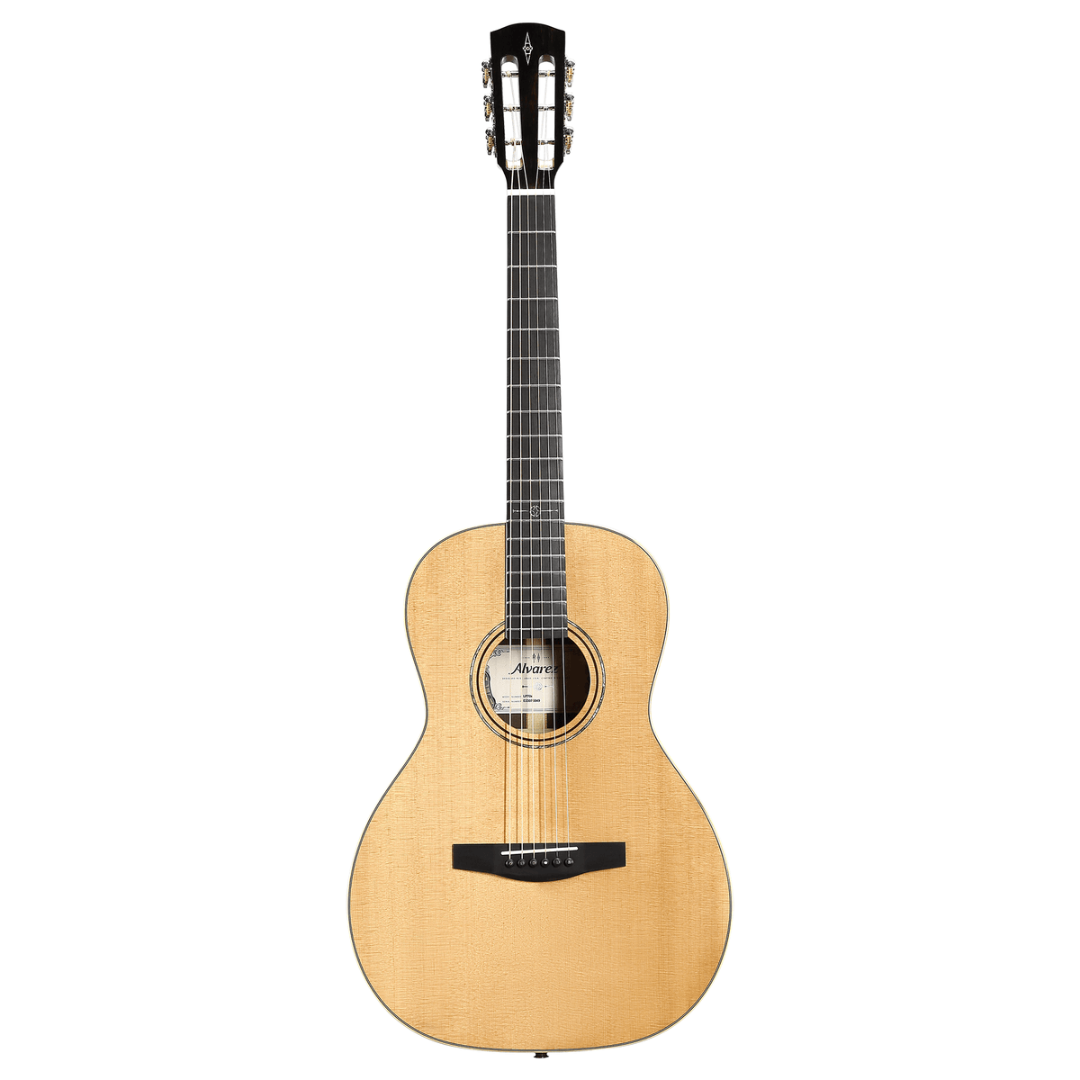 Alvarez LP70E — Parlor Guitar with FlexiCase/Pickup - Natural Gloss