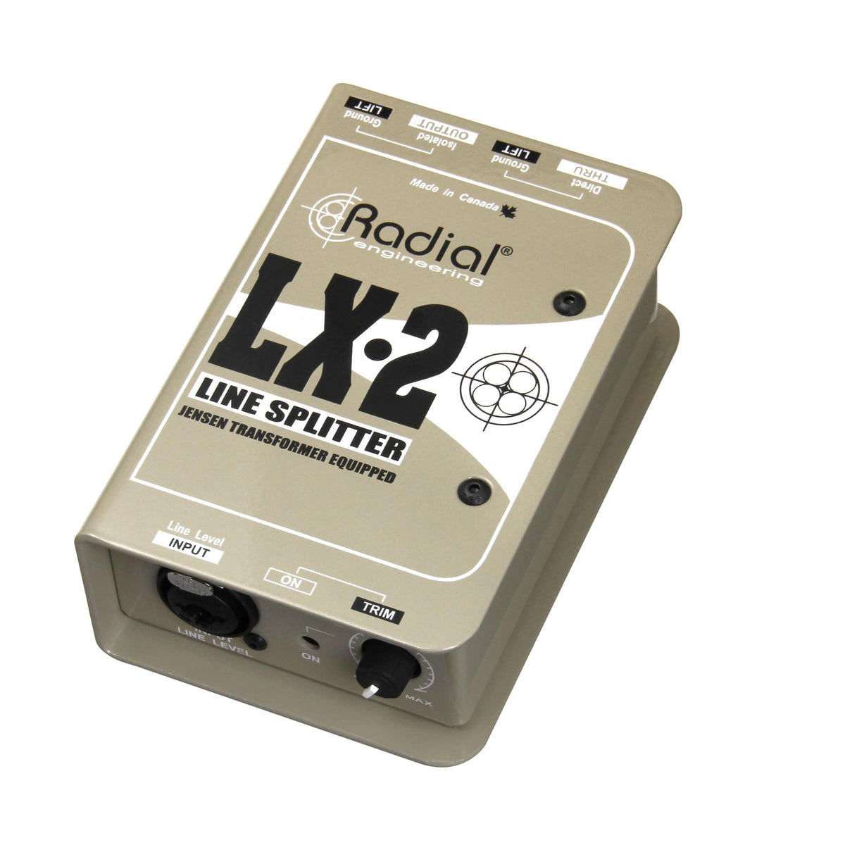Radial LX2 - Line-Level Splitter & Attenuator - product view 2