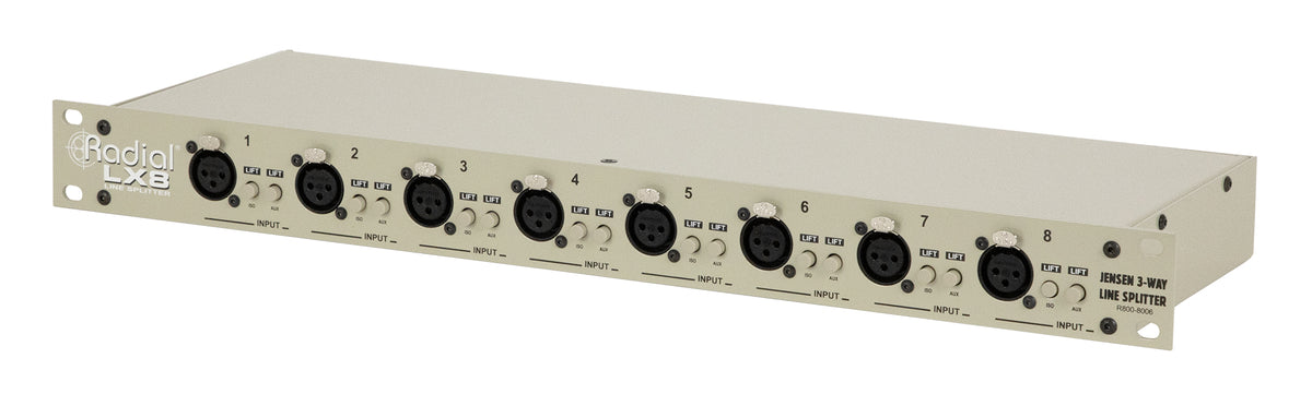 Radial LX8 - 8-channel Line-Level Splitter - product view 2