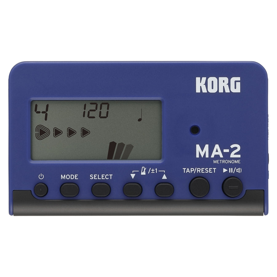 Korg MA-2 Digital LCD Metronome, Blue / Black