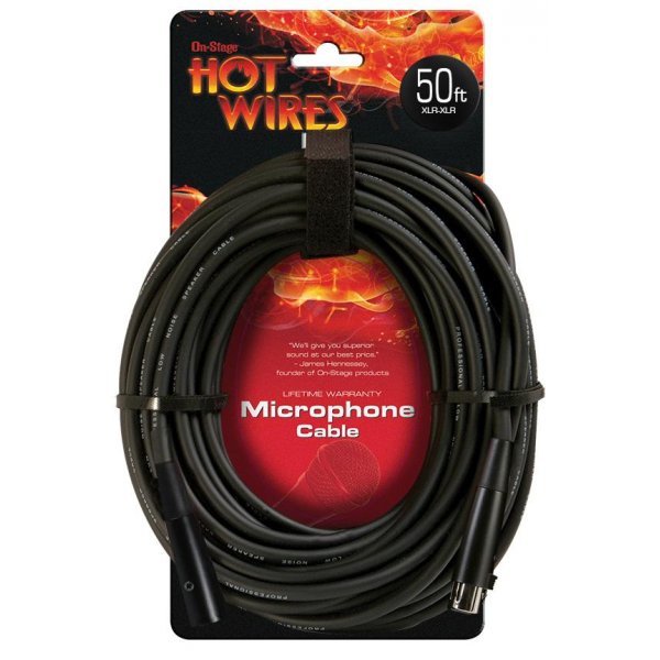 On-Stage MC12-50 - Mic Cable (50', XLR-XLR)