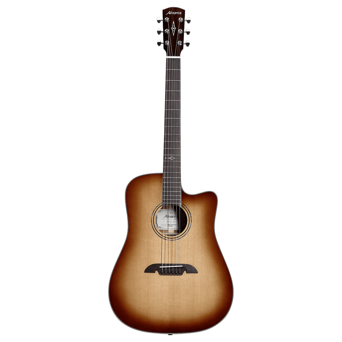 Alvarez MD60CE-SHADOWBURST — Dreadnought Guitar with FlexiCase & Cutaway/Pickup - Shadowburst