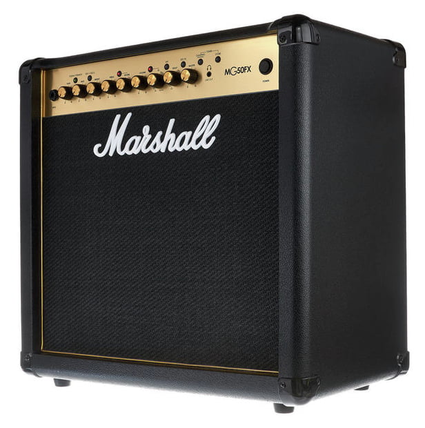 Marshall MG50GFX 50-watt, 4-channel 1x12" Guitar Combo Amplifier with 3-band EQ, Digital Effects/Reverb, FX Loop