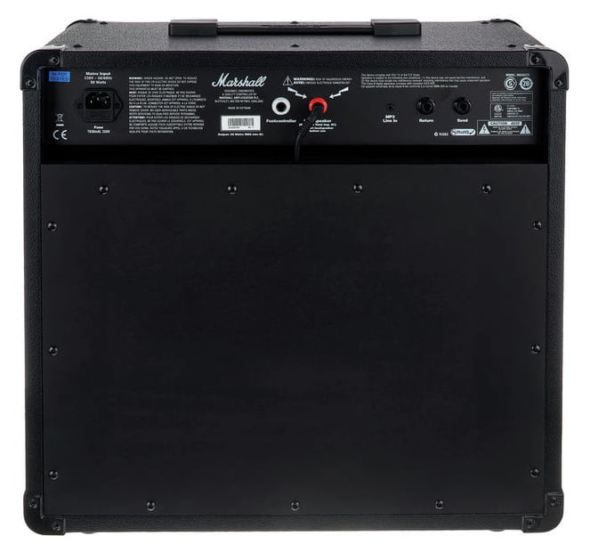 Marshall MG50GFX 50-watt, 4-channel 1x12" Guitar Combo Amplifier with 3-band EQ, Digital Effects/Reverb, FX Loop