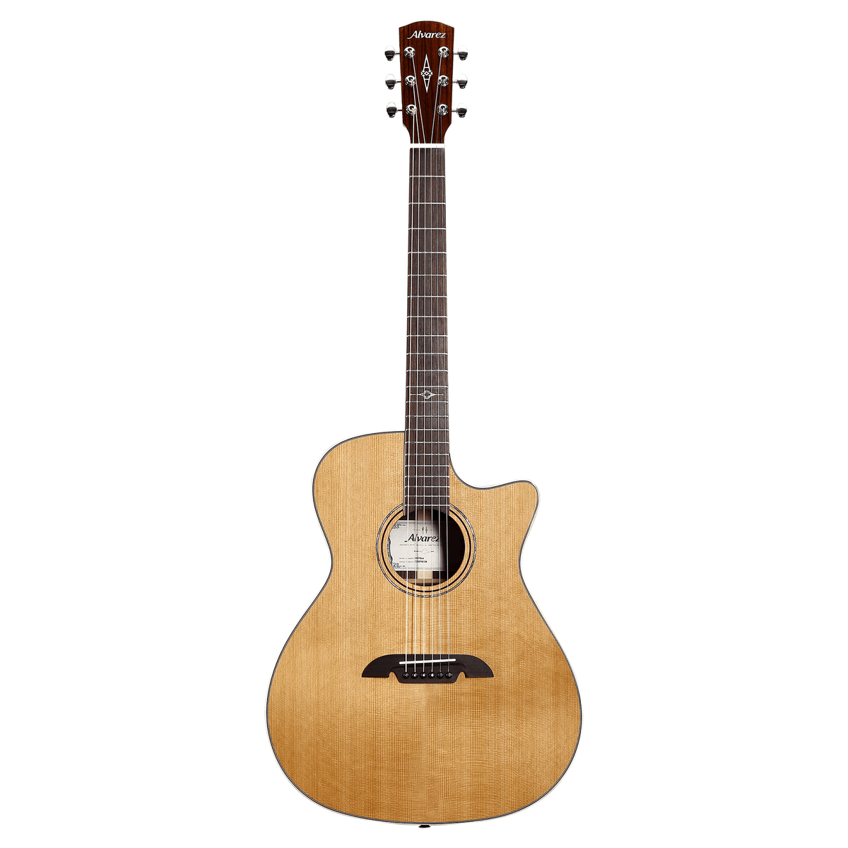 Alvarez MG75CE — Grand Auditorium Guitar with FlexiCase & Cutaway/Pickup - Natural Gloss