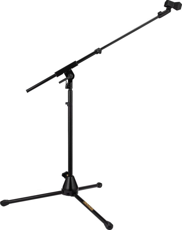 Hercules - Low Profile Tripod Microphone Stand With Telescopic Boom Arm