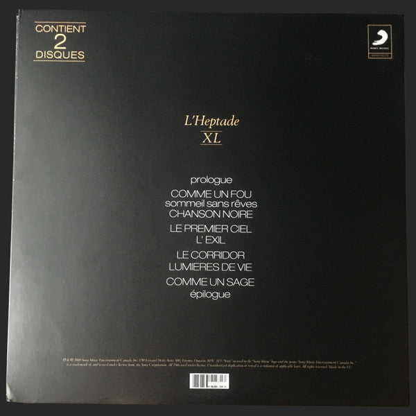 Harmonium - L'Heptade XL (2LP-180g black vinyl) (2016 remix/remaster)	LP