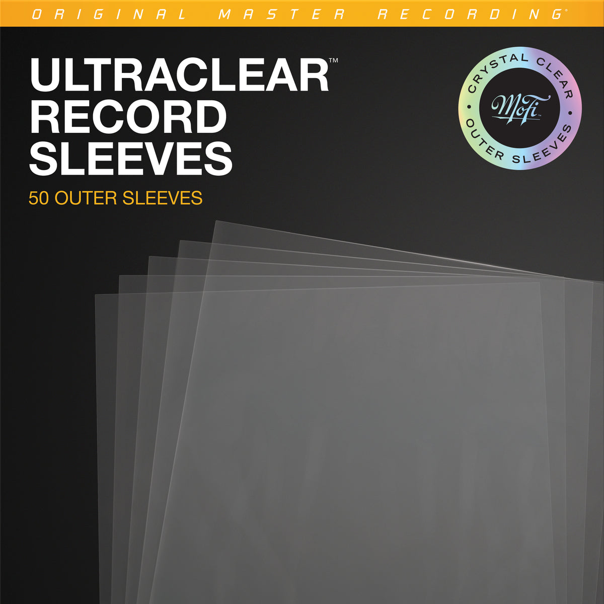MoFi - UltraClear Record Outer Sleeves (Pack of 50)