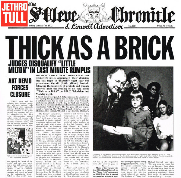 Jethro Tull - Thick As A Brick (2LP)