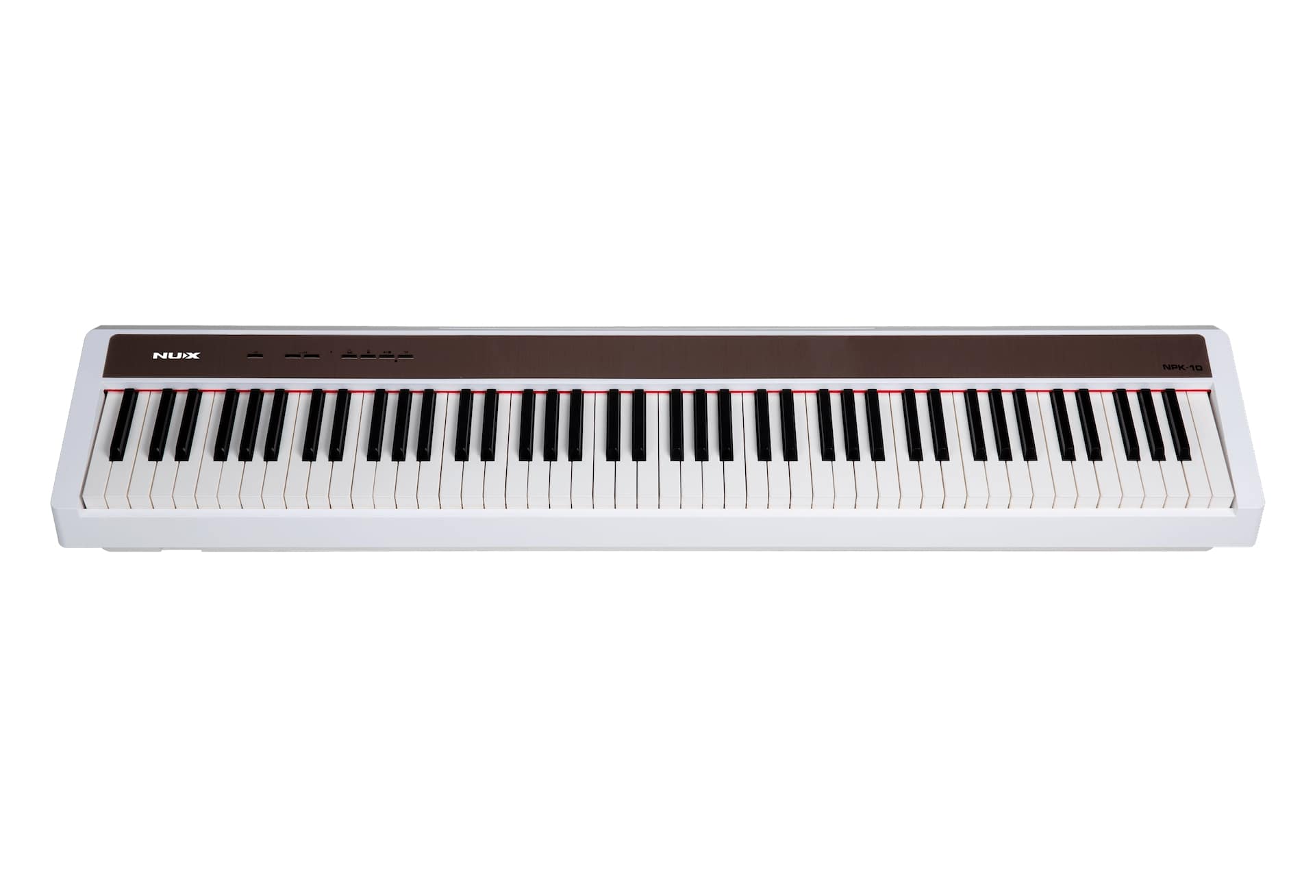 NUX - NPK-10-WH 88-key Smart Digital Piano Keyboard, White