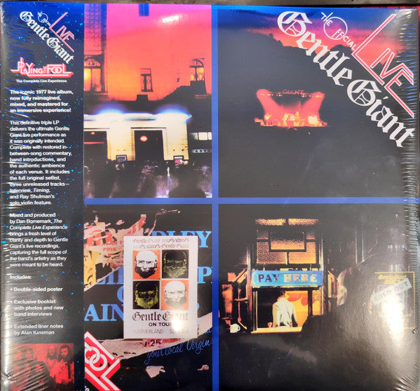 Gentle Giant - Playing The Fool : L'expérience live complète (3 LP)