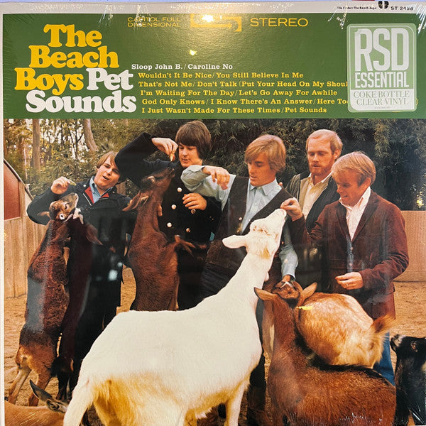 The Beach Boys - Pet Sounds LP (coke bottle clear vinyl-remaster/indie exclusive)