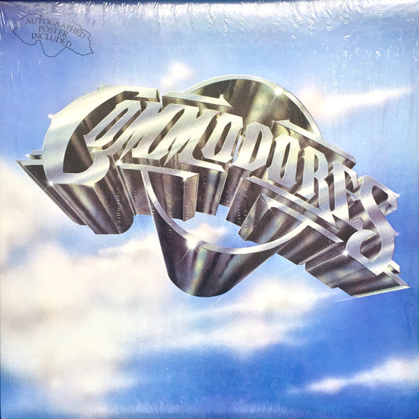 The Commodores - s/t LP, transparent blue vinyl with poster