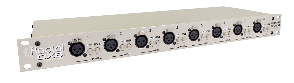 Radial OX8-j - 8-channel Microphone Splitter - product view 1