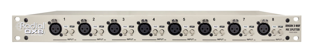 Radial OX8-j - 8-channel Microphone Splitter - product view 3