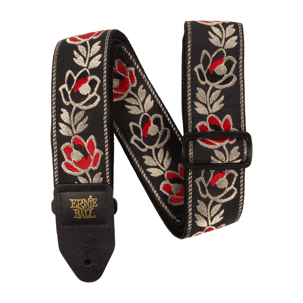 Ernie Ball - Classic Jacquard Guitar Strap/Bass Strap - Noble Rose