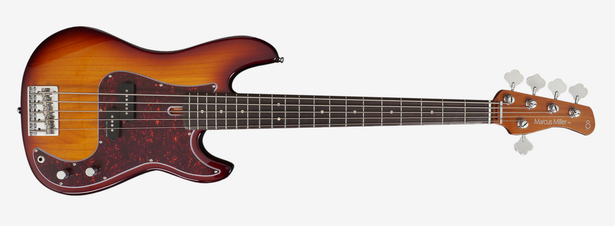 Basses Sire - Marcus Miller P5R Basse électrique 5 cordes - Tobacco Sunburst
