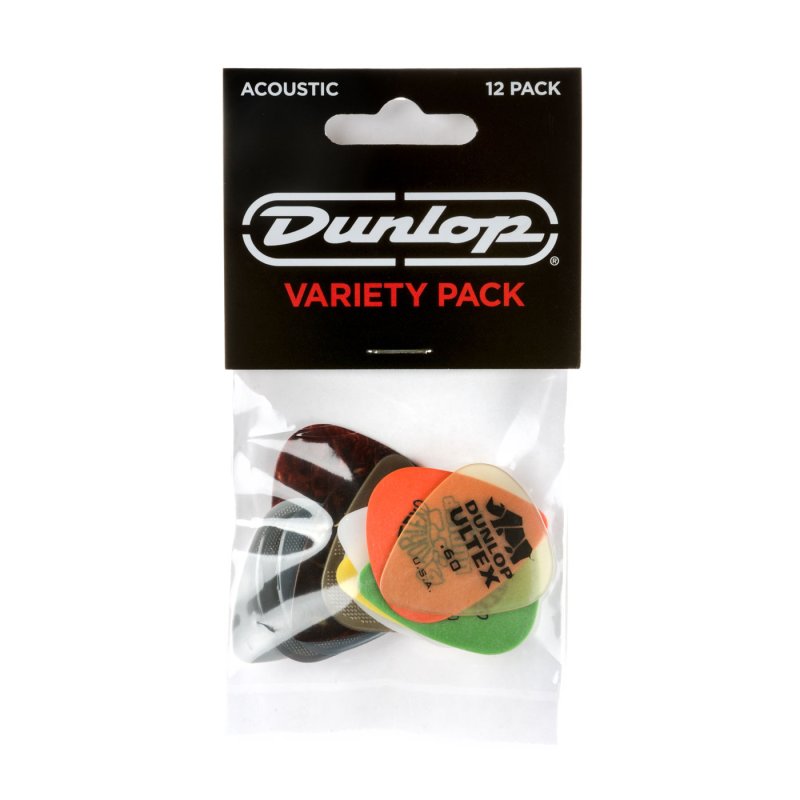 Dunlop - Acoustic Guitar Pick Variety Pack (12/pack)