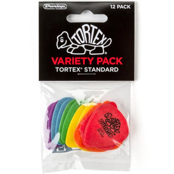 Dunlop - Tortex Standard Pick Variety Pack of 12