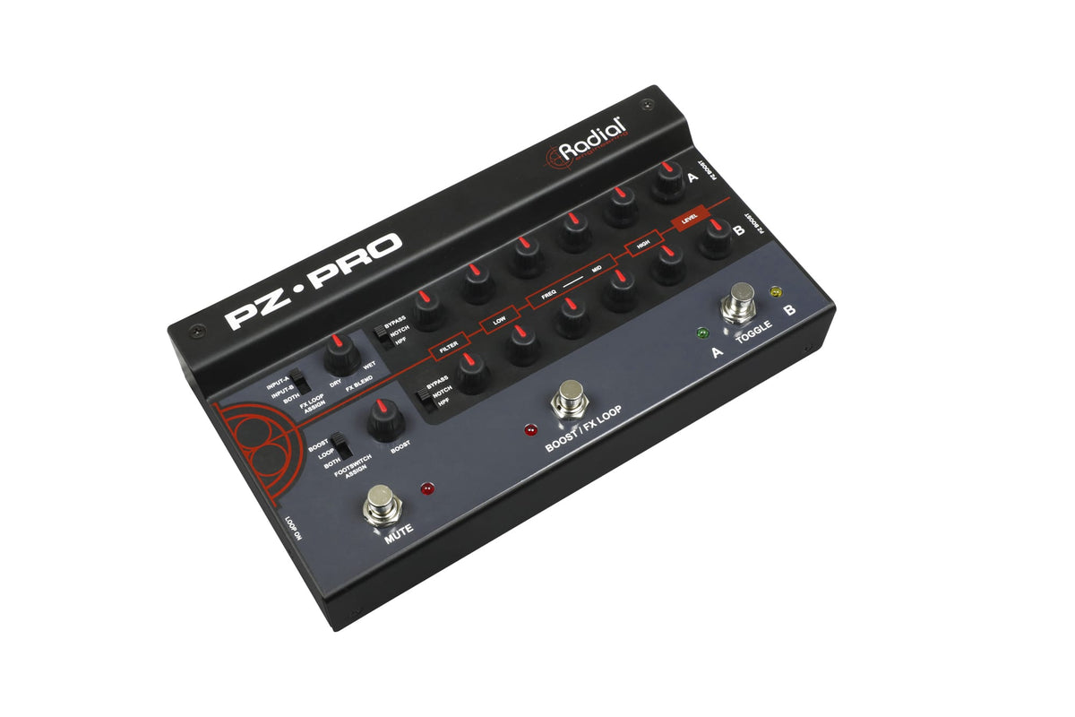 Radial PZ-Pro - 2-Channel Acoustic Preamp - product view 3
