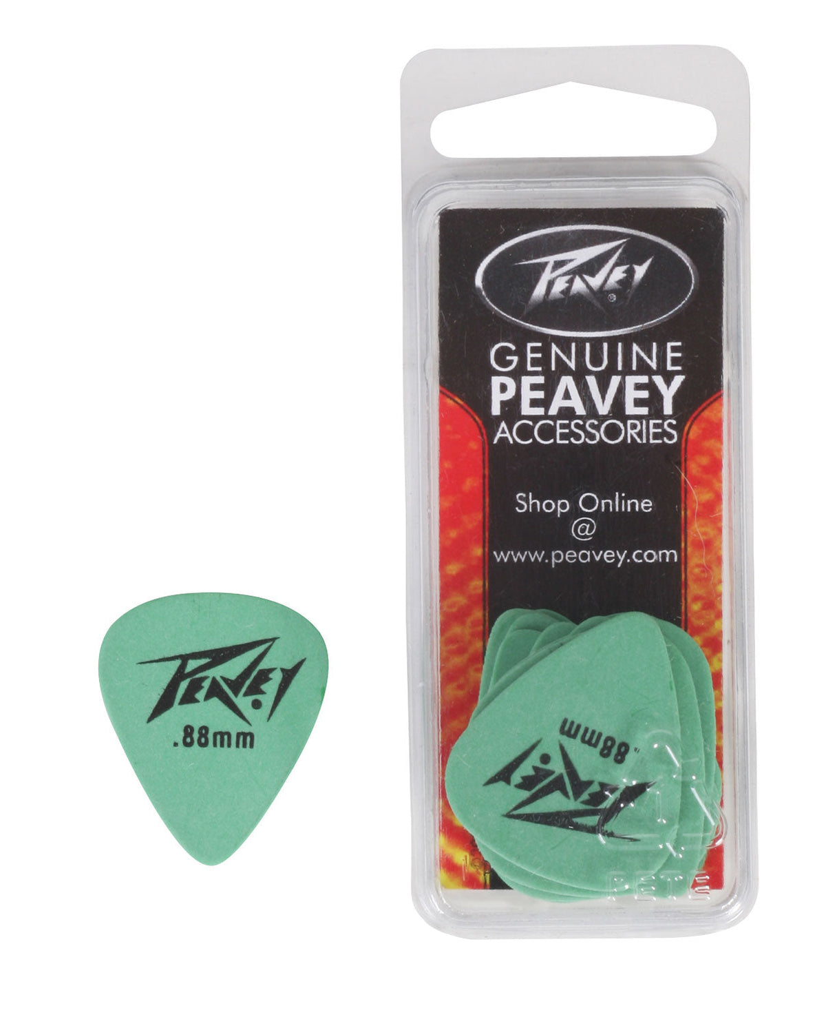 Peavey Dreamers™ 351 Guitar Picks - Medium/Heavy - Green - 12 Pack