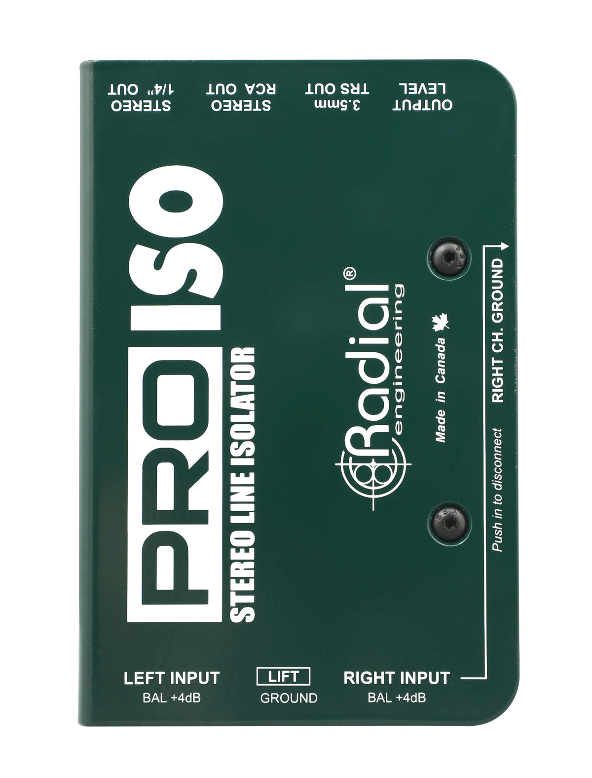Radial Pro-Iso - +4dB to -10dB Converter - product view 1