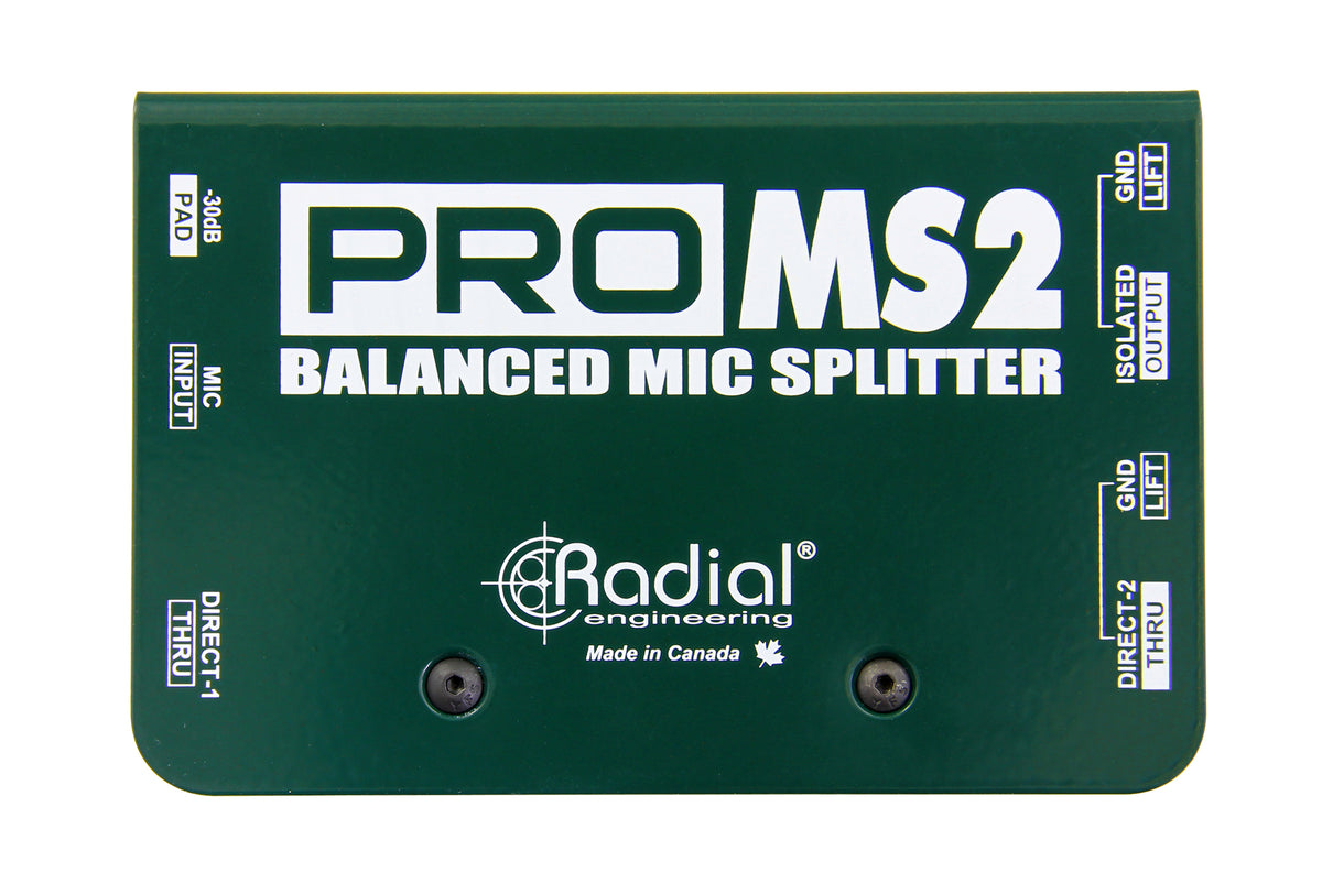 Radial ProMS2 - Microphone Splitter - product view 1