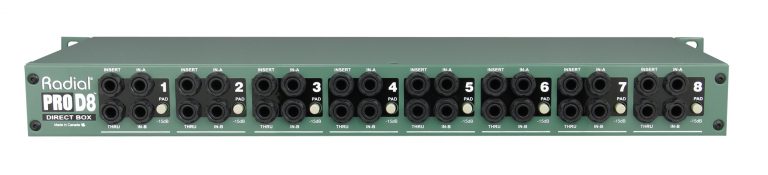 Radial ProD8 8-channel Rackmount DI