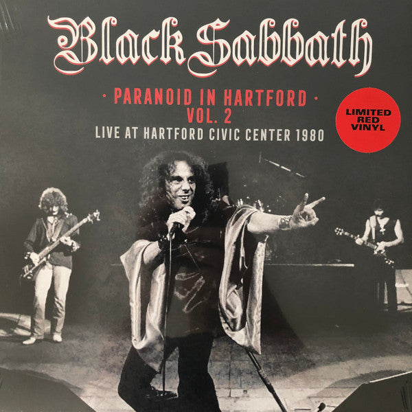 Black Sabbath - Paranoid in Hartford Vol. 2 Limited Red Vinyl