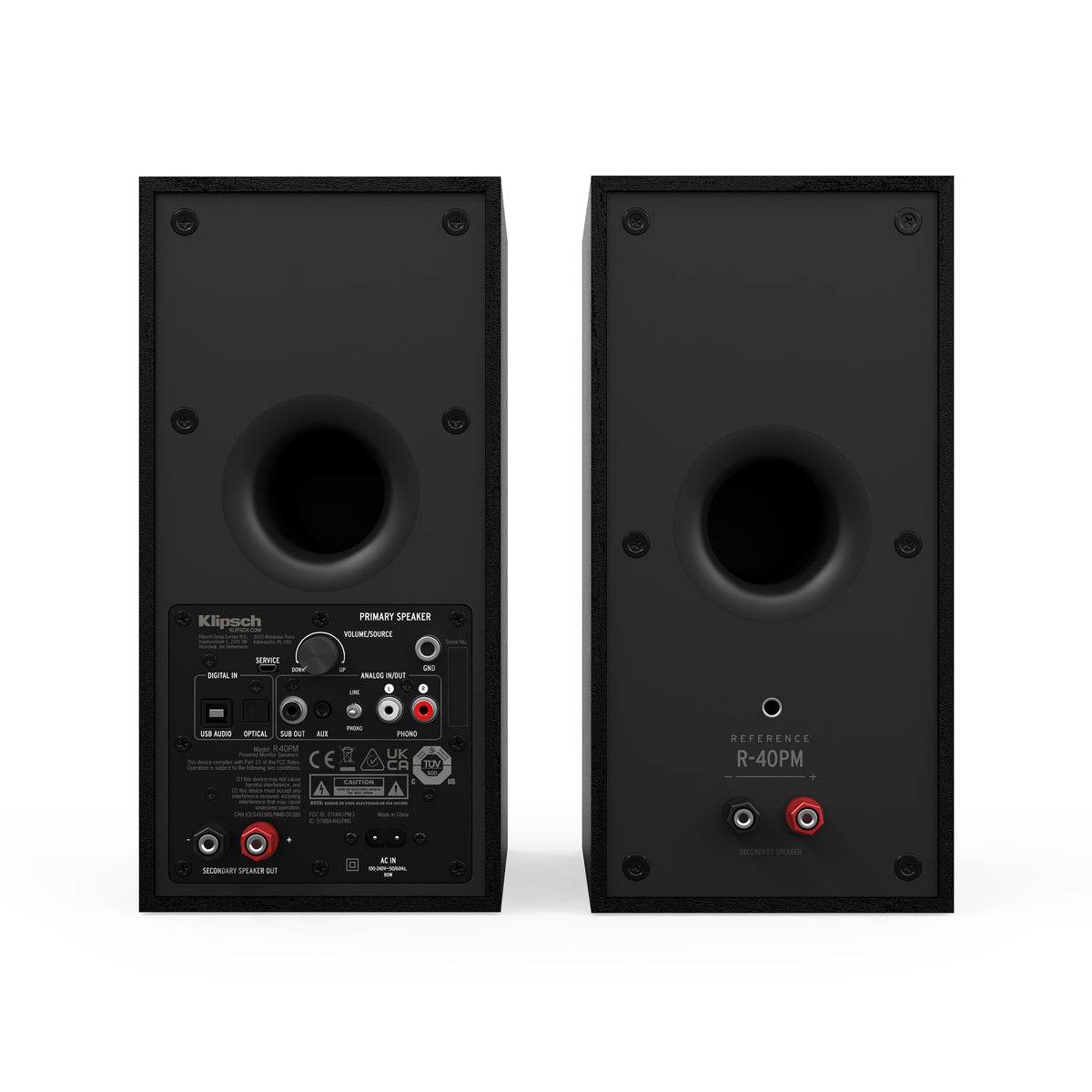Klipsch - 4" Two Way Powered Speaker R40PM (Pair)