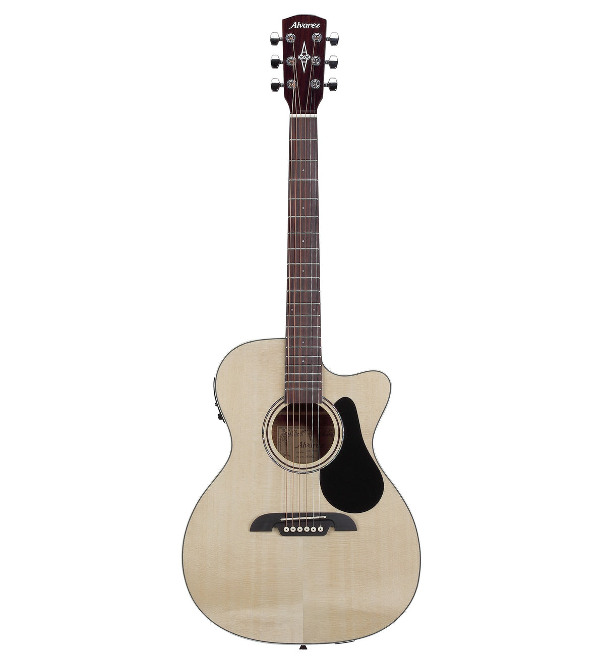 Alvarez RF26CE — Folk/OM Guitar with Gig Bag & Cutaway/Pickup - Natural Gloss
