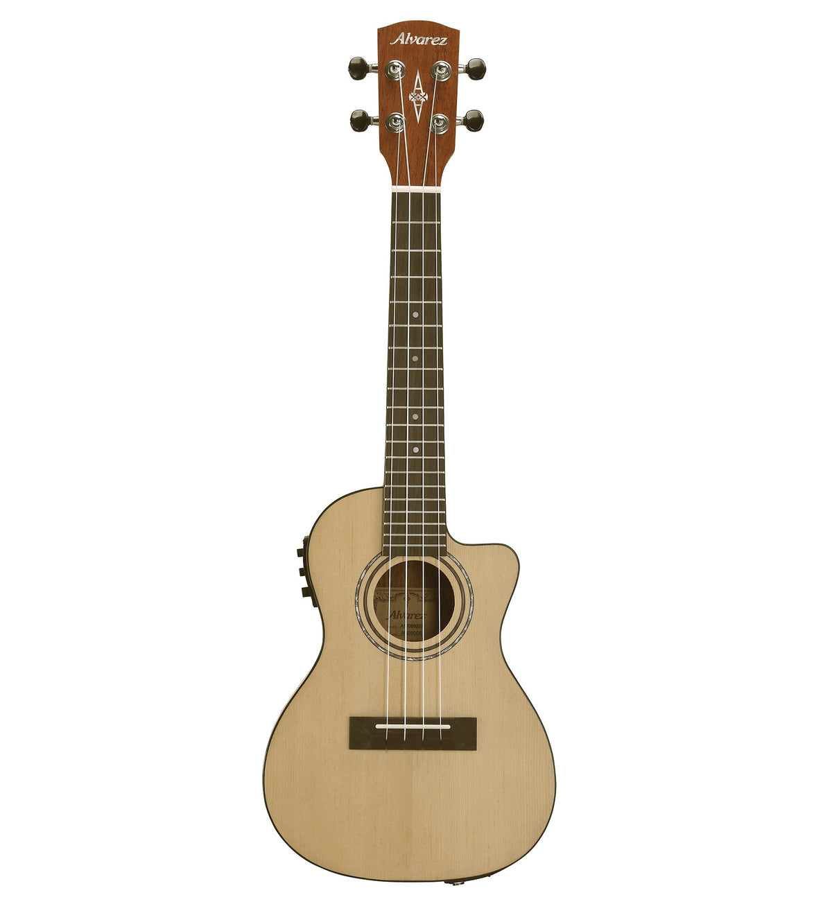 Alvarez RU26CCE — Concert Ukulele (Spruce) with Cutaway/Pickup - Natural Satin