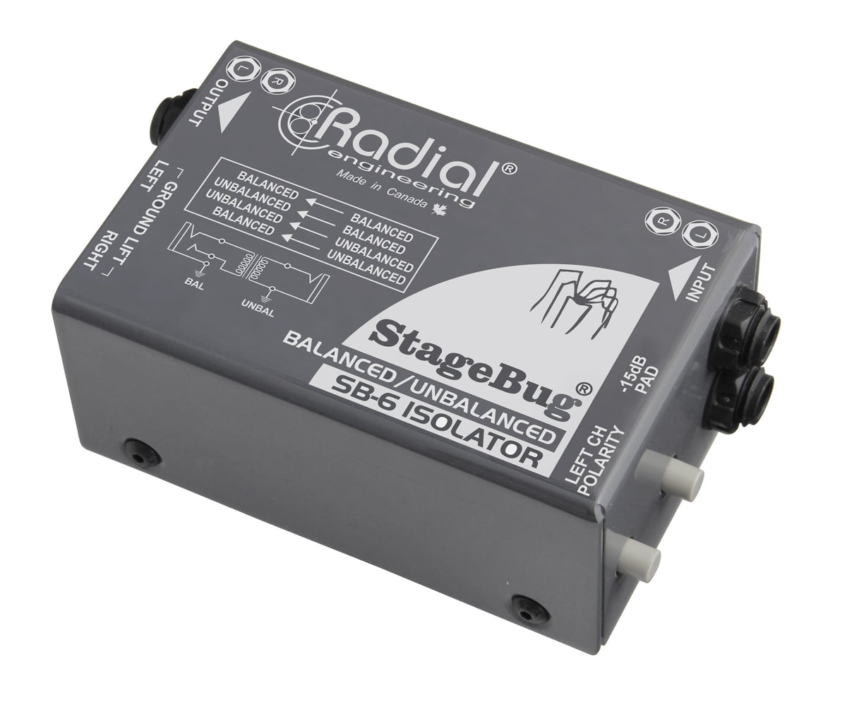 Radial SB-6 Isolator - Stereo Isolator - product view 2
