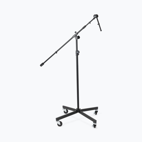 On-Stage SB96-PLUS - Tripod Studio Mic Boom with 7" Mini Boom Extension and Casters