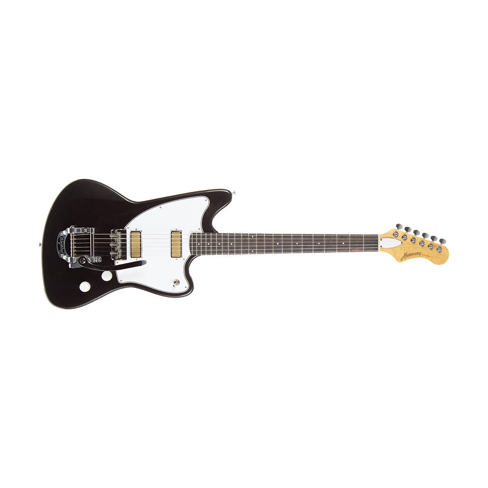 Harmony Silhouette Electric Guitar with Bigsby/Case - Space Black - product image 1