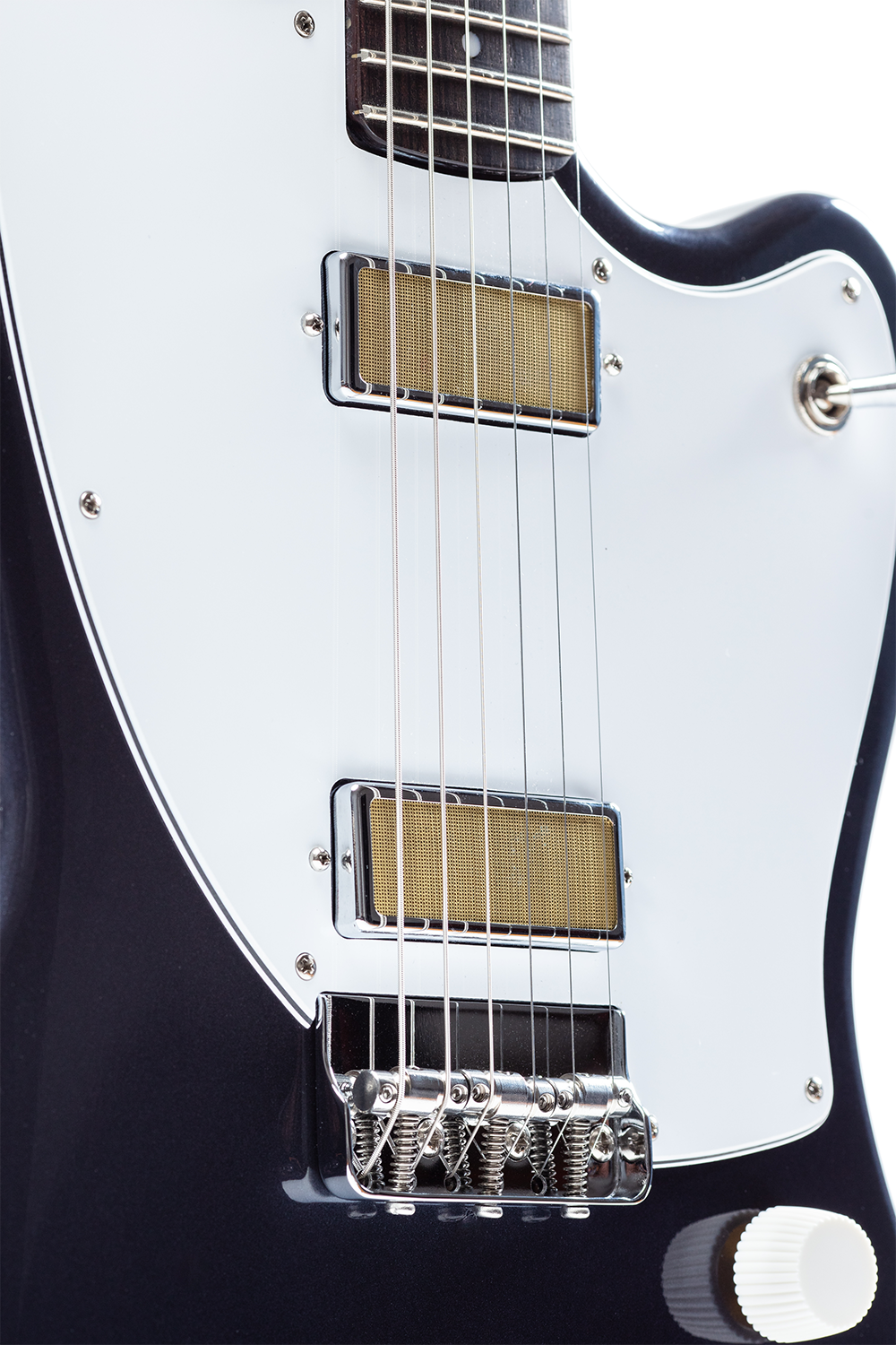 Harmony Silhouette Electric Guitar with Case - Slate - product image 2