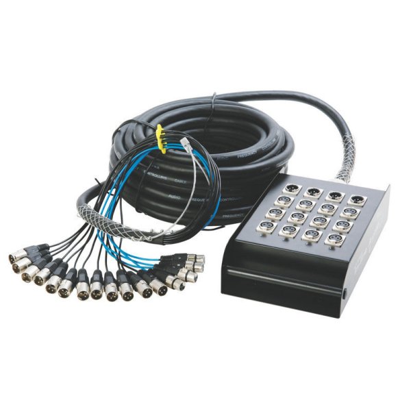 On-Stage SNK12450V2 - 50' 12-Channel / 4-Return Stage Snake