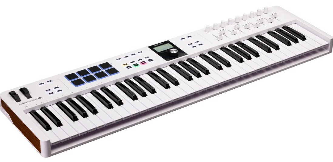 Arturia - KeyLab Essential 61 MK3, blanc